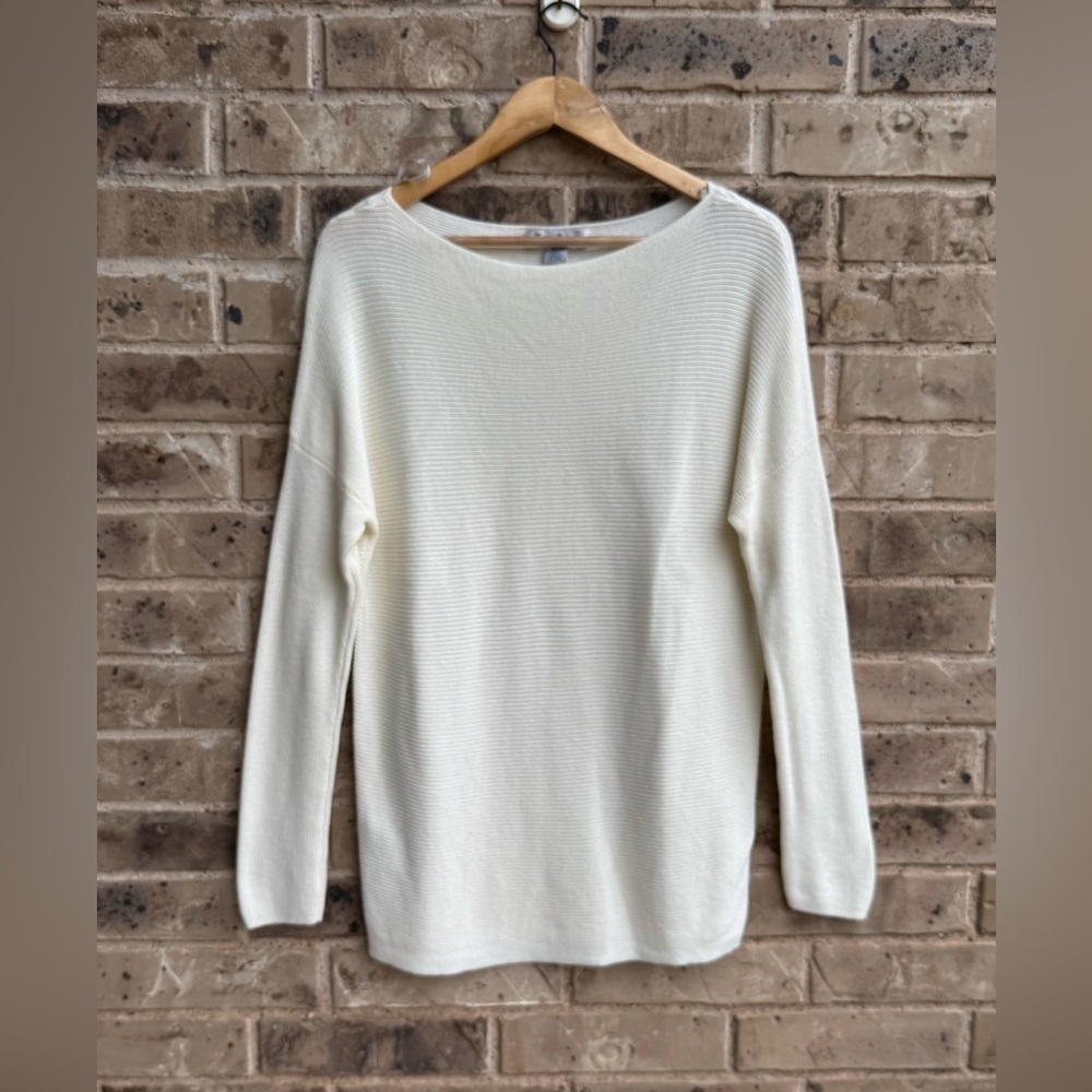 Tommy Bahama Women's Bonita Boat Neck Cream Sweater NWOT Size Medium